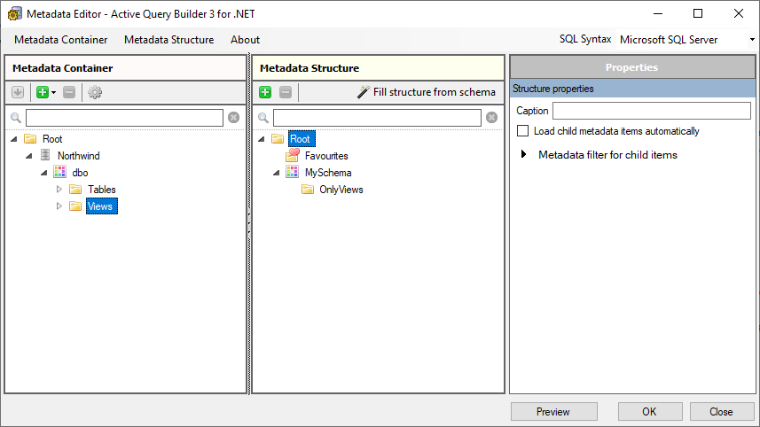 A quick sample: how to customize your database schema view visually?